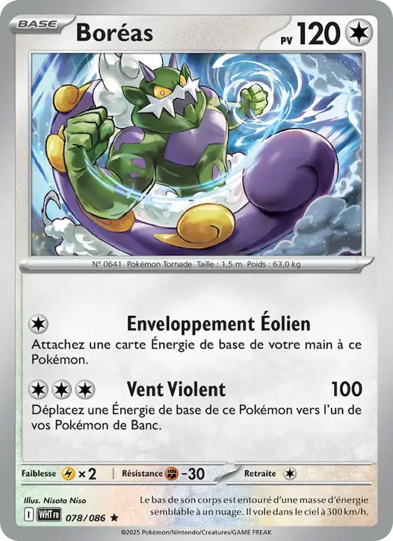 Boréas (motif Poké Ball) 78 – Flamme Blanche