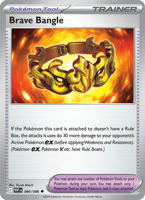 Brave Bangle (Poke Ball Pattern) #80 – White Flare