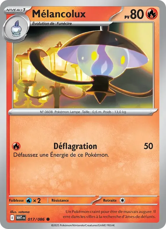 Mélancolux (motif Master Ball) 17 – Flamme Blanche