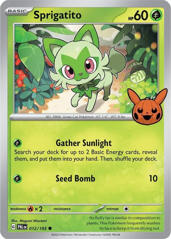 Sprigatito #12 – Trick or Trade BOOster Bundle 2024