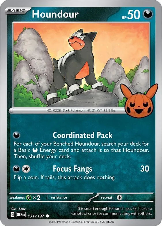 Houndour #131 – Trick or Trade BOOster Bundle 2024