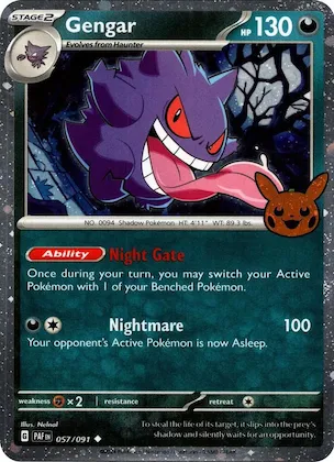 Gengar (Cosmos Holo) #57 – Trick or Trade BOOster Bundle 2024