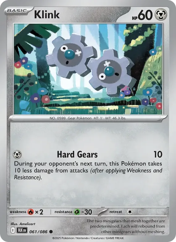 Klink (Master Ball Pattern) #61 – Black Bolt