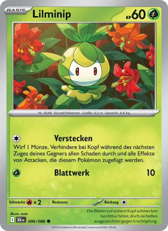 Lilminip (Meisterball-Muster) 6 – Schwarze Blitze