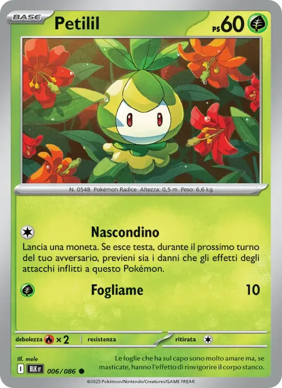 Petilil (motivo Master Ball) 6 – Luce Nera
