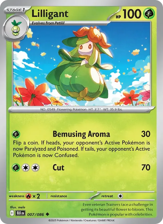 Lilligant (Master Ball Pattern) #7 – Black Bolt