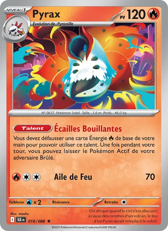 Pyrax (motif Master Ball) 16 – Foudre Noire