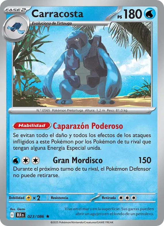 Carracosta (motivo Master Ball) 23 – Fulgor Negro