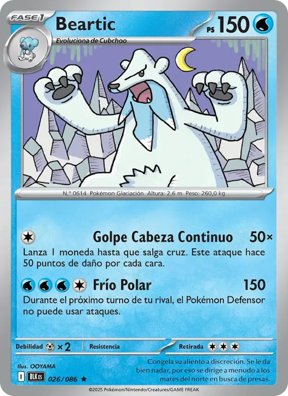 Beartic (motivo Master Ball) 26 – Fulgor Negro