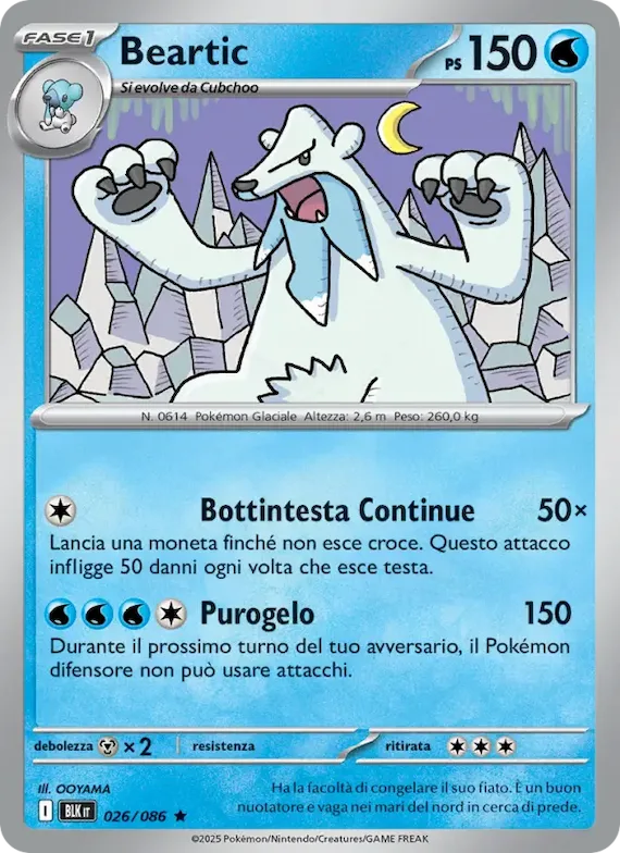 Beartic (motivo Master Ball) 26 – Luce Nera