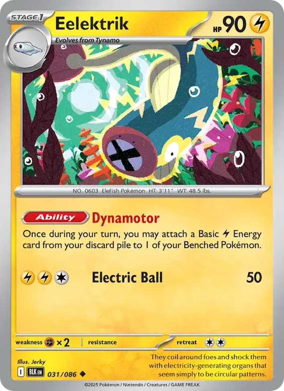 Eelektrik (Master Ball Pattern) #31 – Black Bolt