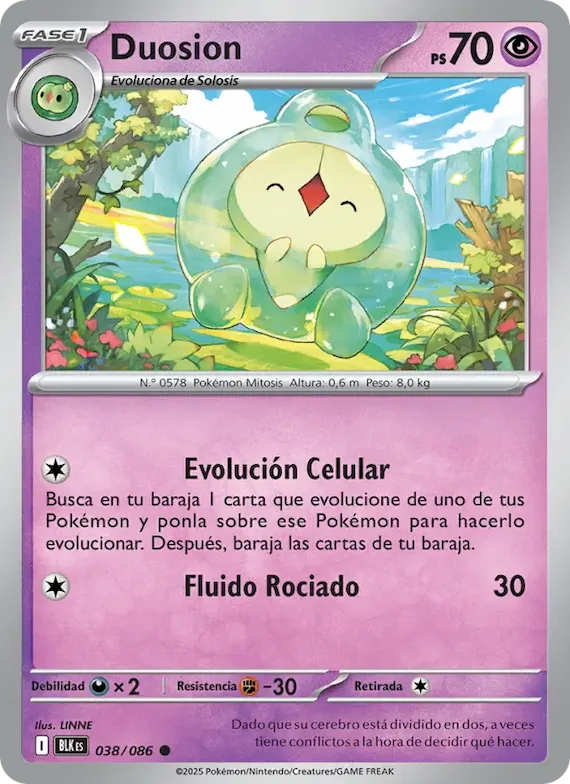 Duosion (motivo Master Ball) 38 – Fulgor Negro