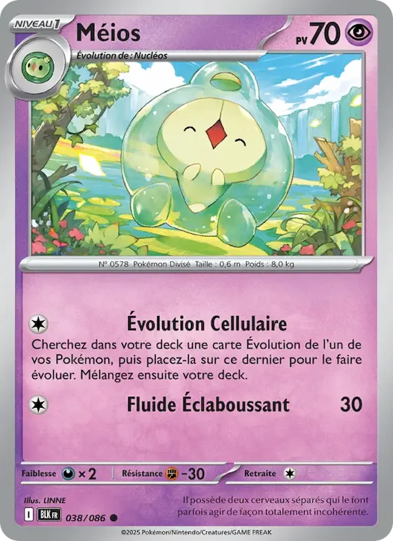 Méios (motif Master Ball) 38 – Foudre Noire