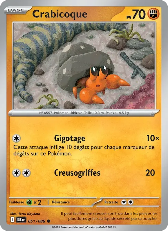 Crabicoque (motif Master Ball) 51 – Foudre Noire