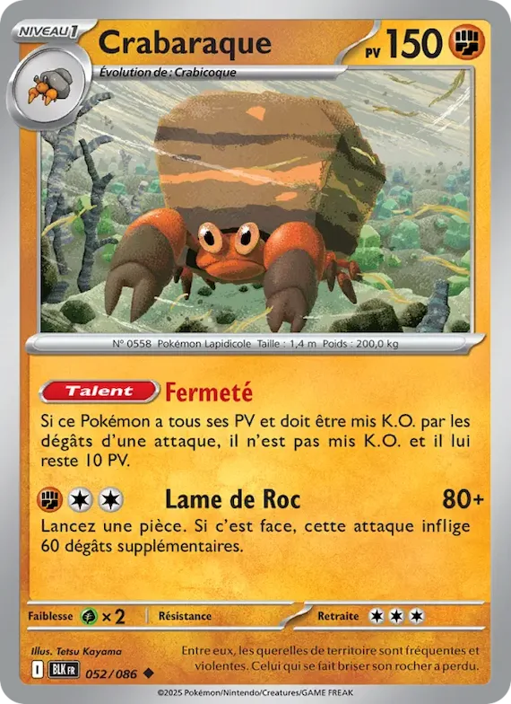 Crabaraque (motif Master Ball) 52 – Foudre Noire