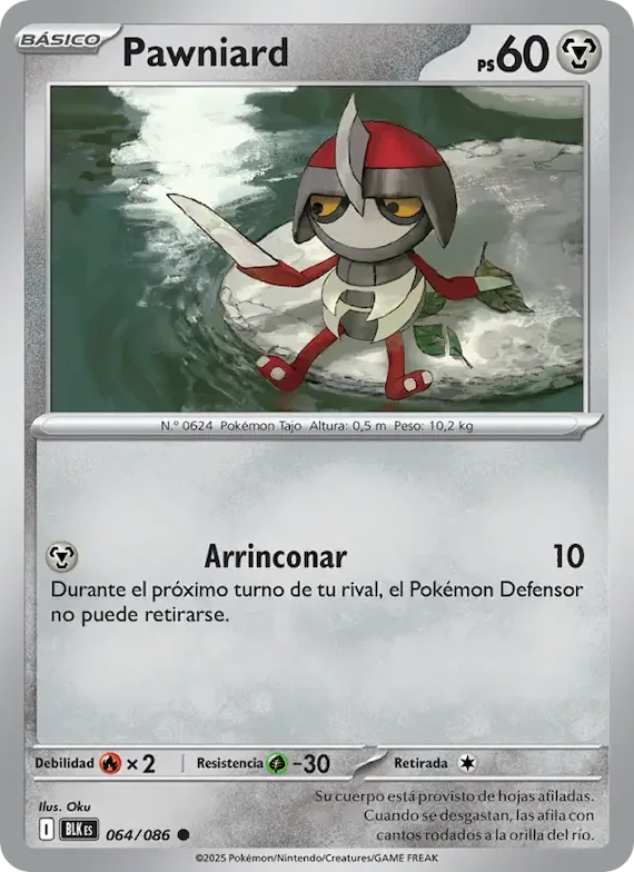 Pawniard (motivo Master Ball) 64 – Fulgor Negro