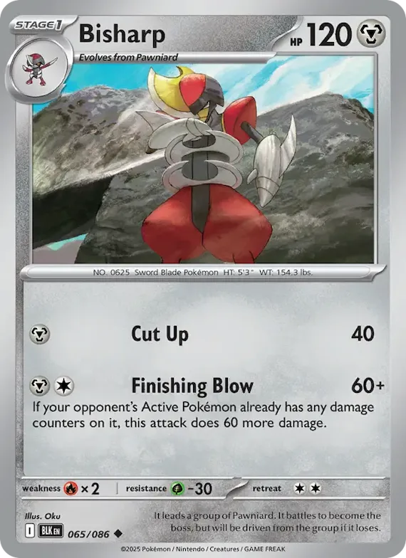 Bisharp (Master Ball Pattern) #65 – Black Bolt