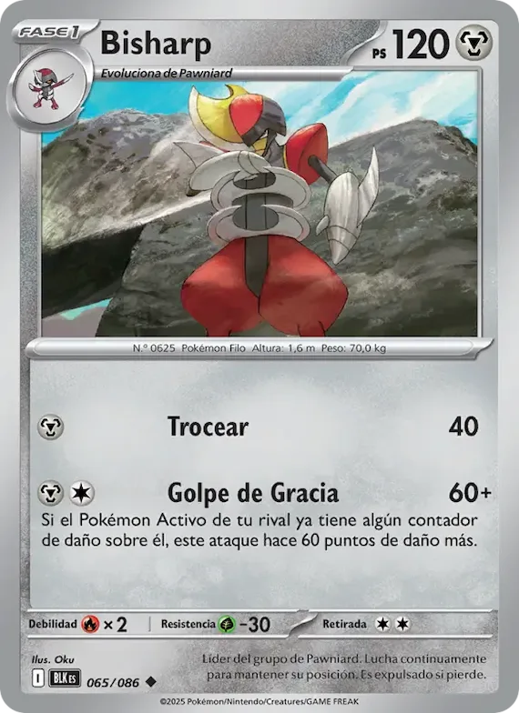 Bisharp (motivo Master Ball) 65 – Fulgor Negro