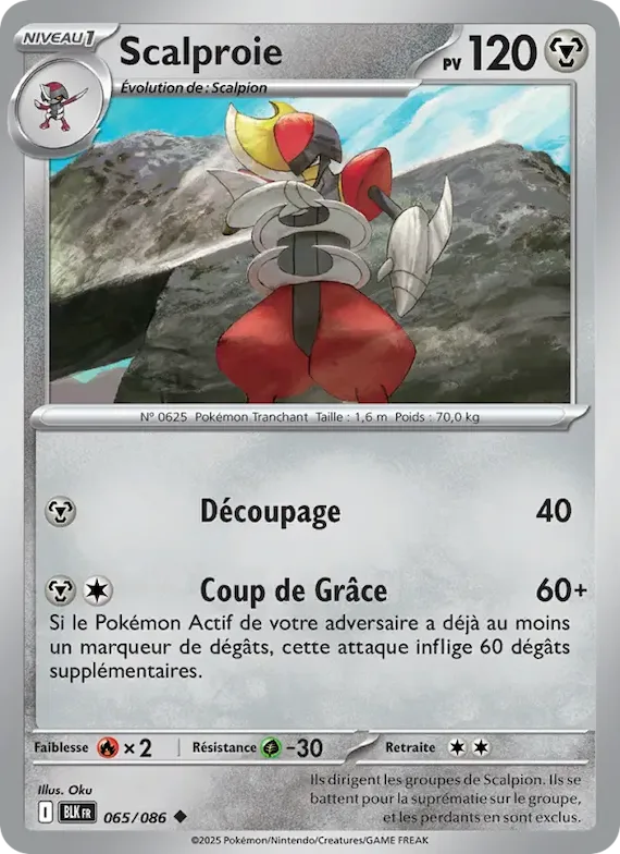 Scalproie (motif Master Ball) 65 – Foudre Noire