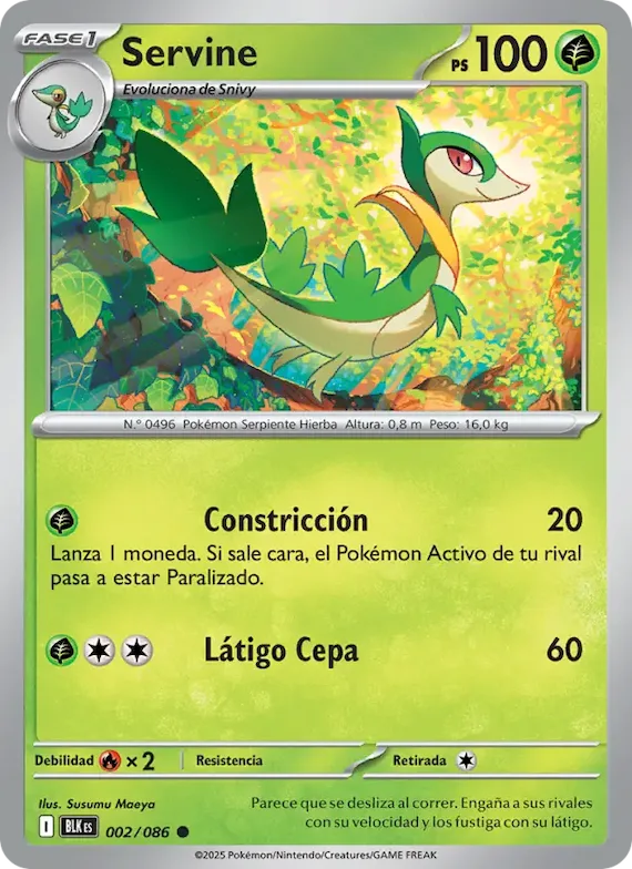 Servine (motivo Poké Ball) 2 – Fulgor Negro