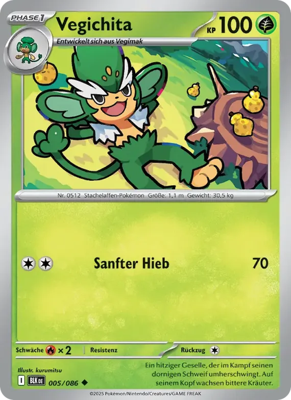 Vegichita (Pokéball-Muster) 5 – Schwarze Blitze