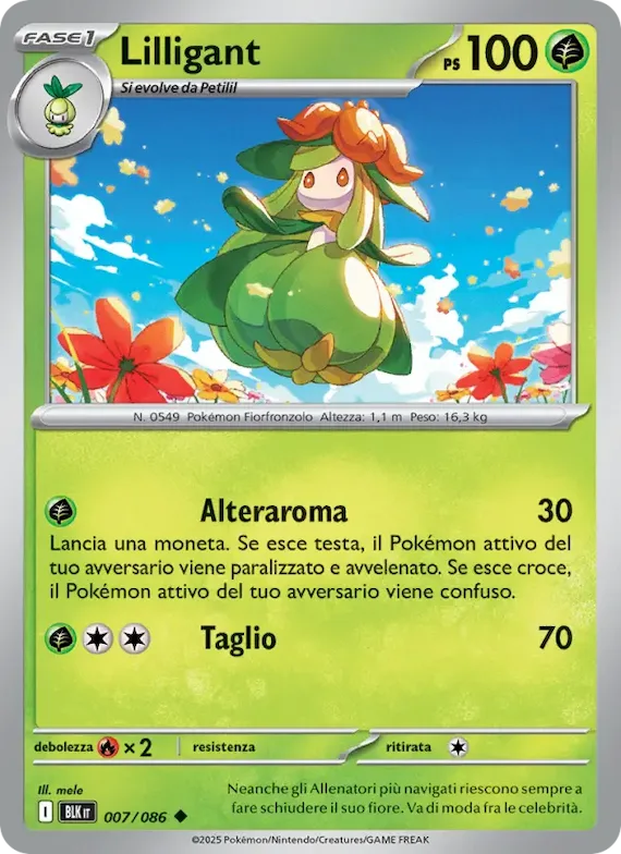 Lilligant (motivo Poké Ball) 7 – Luce Nera