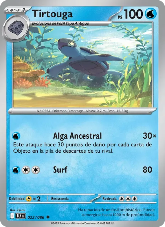 Tirtouga (motivo Poké Ball) 22 – Fulgor Negro
