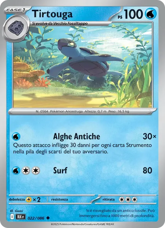 Tirtouga (motivo Poké Ball) 22 – Luce Nera