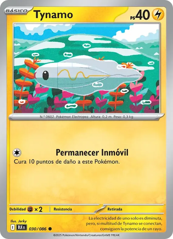Tynamo (motivo Poké Ball) 30 – Fulgor Negro