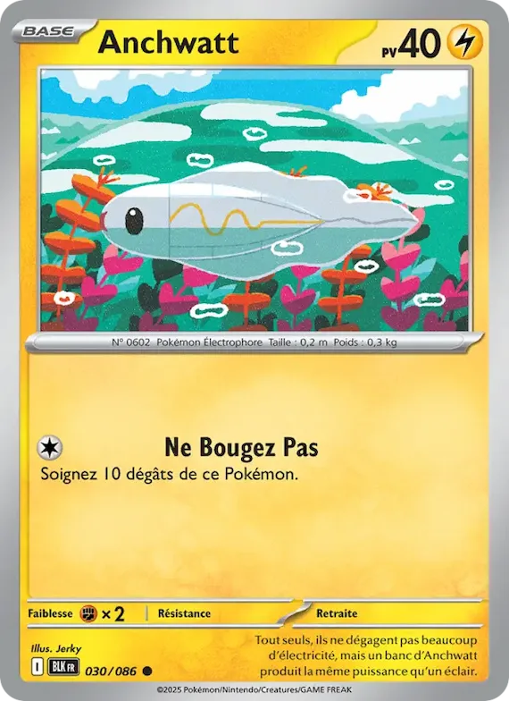 Anchwatt (motif Poké Ball) 30 – Foudre Noire