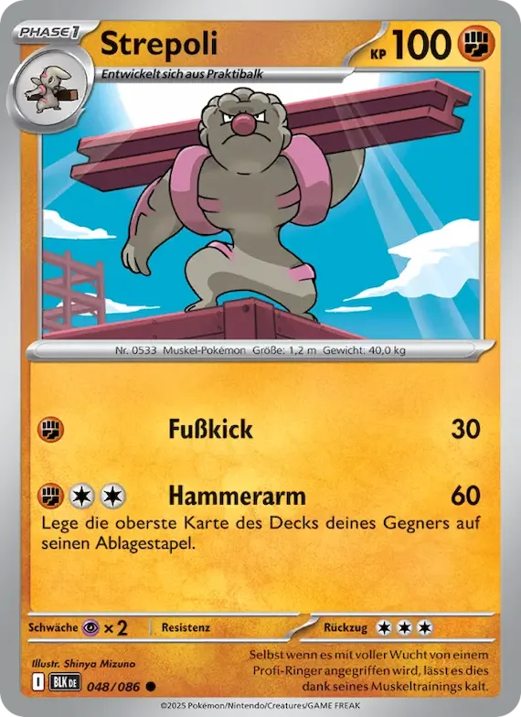 Strepoli (Pokéball-Muster) 48 – Schwarze Blitze