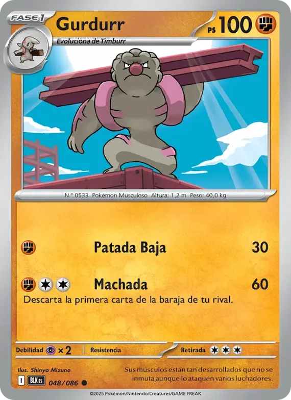 Gurdurr (motivo Poké Ball) 48 – Fulgor Negro