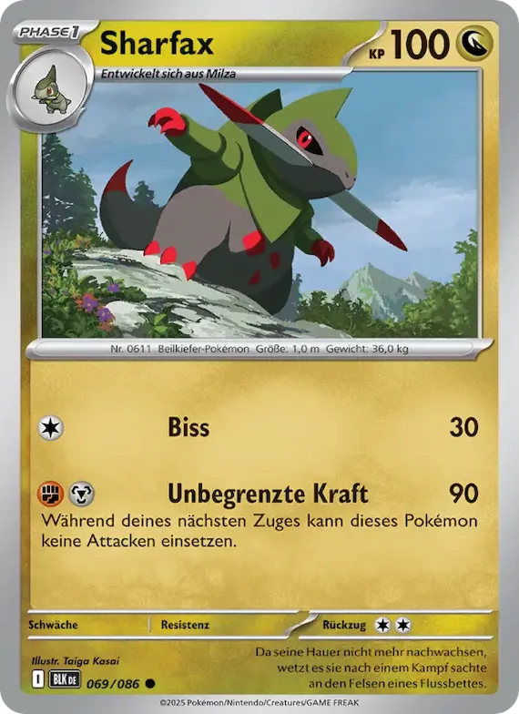 Sharfax (Pokéball-Muster) 69 – Schwarze Blitze