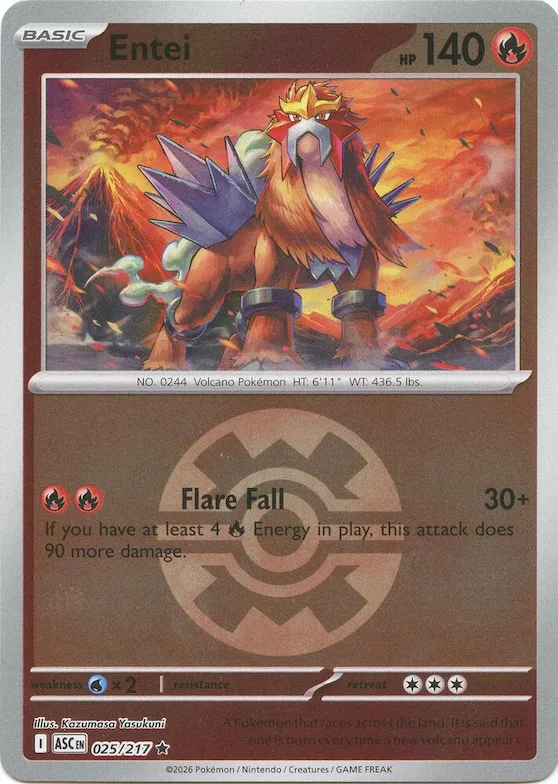 Entei (Veloz Ball) 25 – Héroes Ascendentes