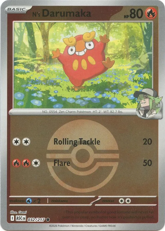 Darumaka di N (Poké Ball) 32 – Ascesa Eroica