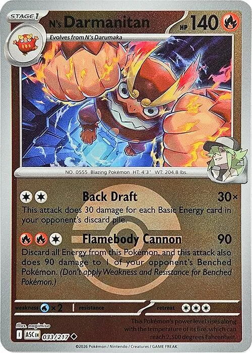 Darmanitan do N (Poké Bola) 33 – Heróis Excelsos