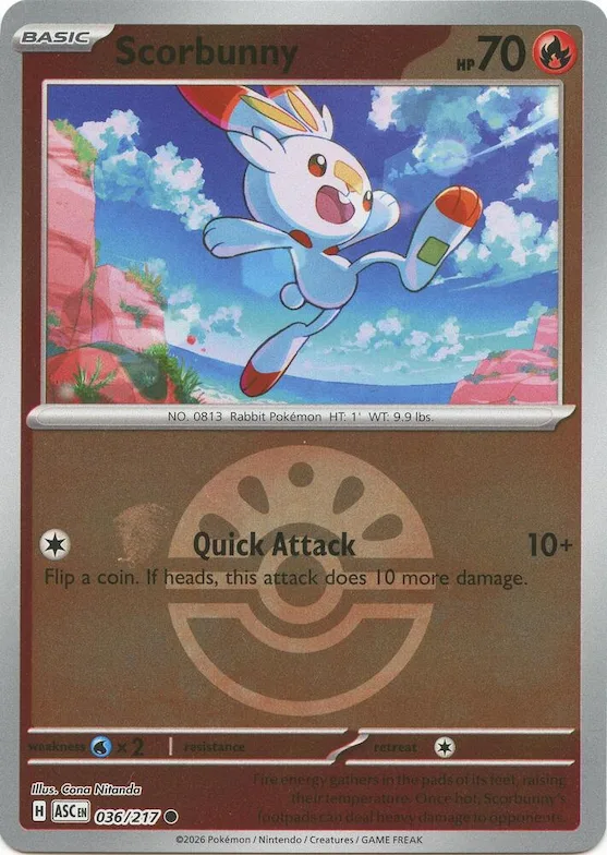 Scorbunny (Amigo Ball) 36 – Héroes Ascendentes