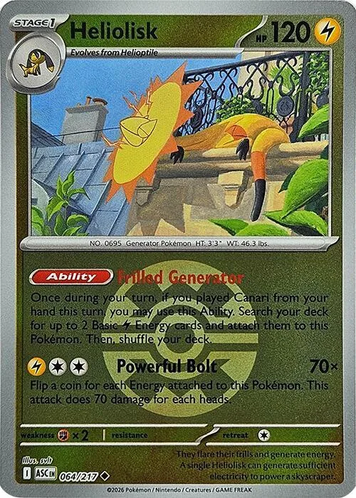 Heliolisk (Veloz Ball) 64 – Héroes Ascendentes