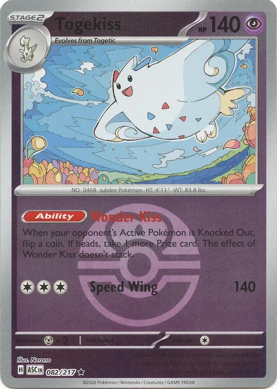 Togekiss (Love Ball) 82 – Héros Transcendants