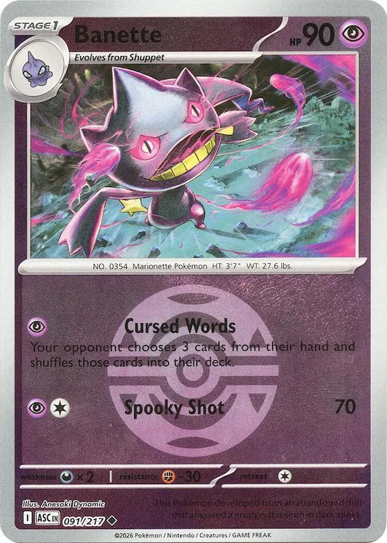 Banette (Scuro Ball) 91 – Ascesa Eroica