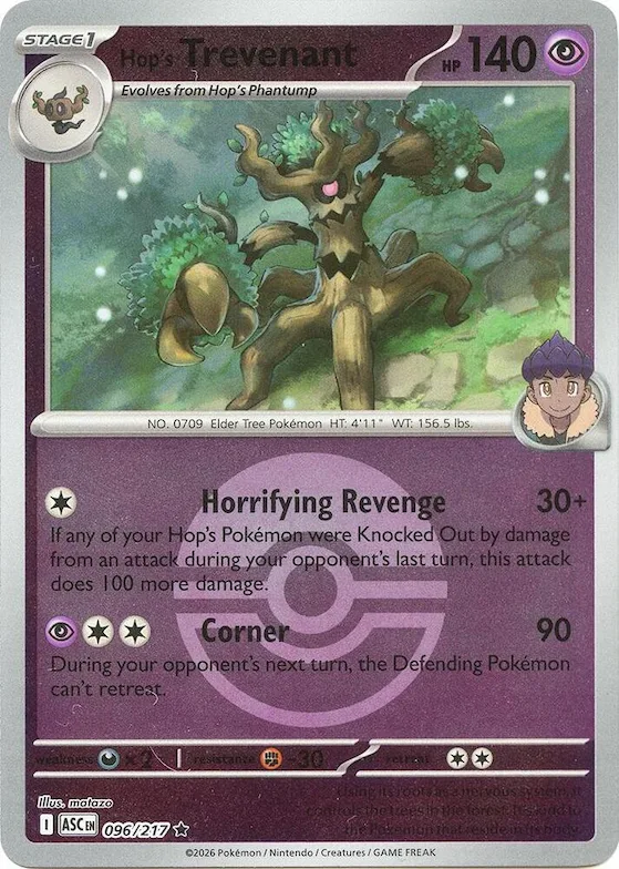 Trevenant de Paul (Poké Ball) 96 – Héroes Ascendentes