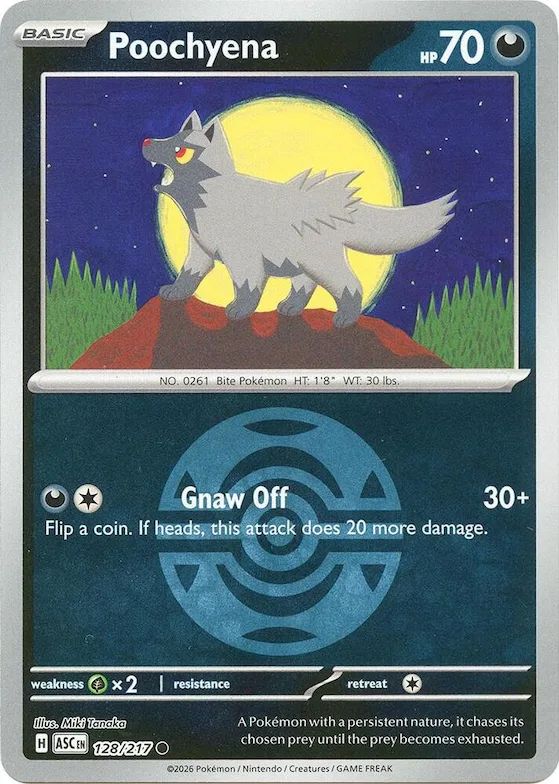 Poochyena (Scuro Ball) 128 – Ascesa Eroica