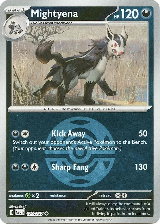 Mightyena (Ocaso Ball) 129 – Héroes Ascendentes