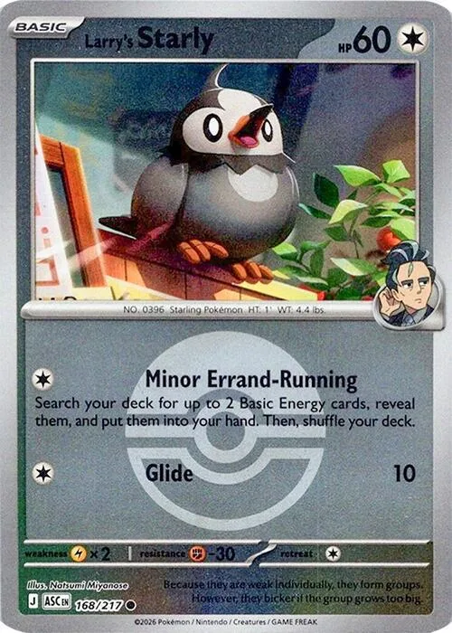 Étourmi d'Okuba (Poké Ball) 168 – Héros Transcendants