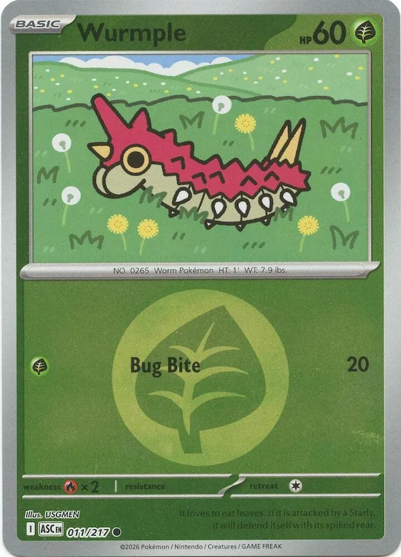 Wurmple (motivo simbolo Energia) 11 – Ascesa Eroica