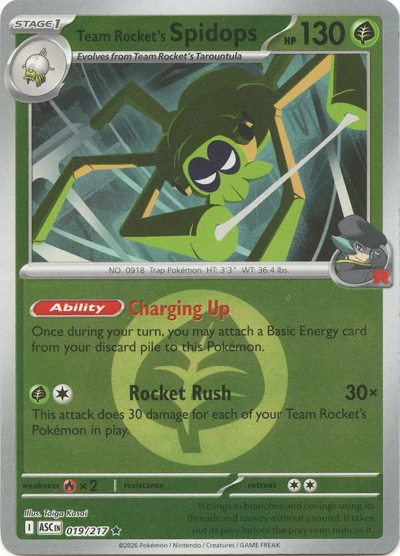 Team Rockets Spinsidias (Energiesymbol-Muster) 19 – Erhabene Helden