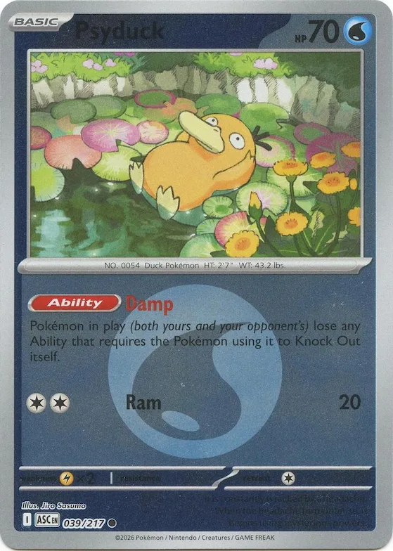 Psyduck (motivo simbolo Energia) 39 – Ascesa Eroica