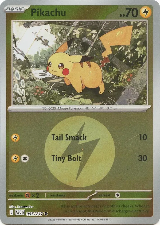 Pikachu (motivo simbolo Energia) 55 – Ascesa Eroica