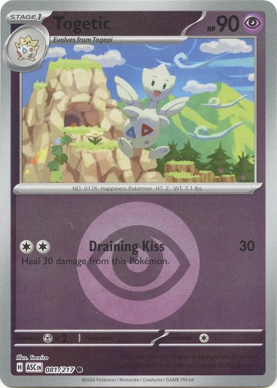 Togetic (motivo símbolo de Energía) 81 – Héroes Ascendentes