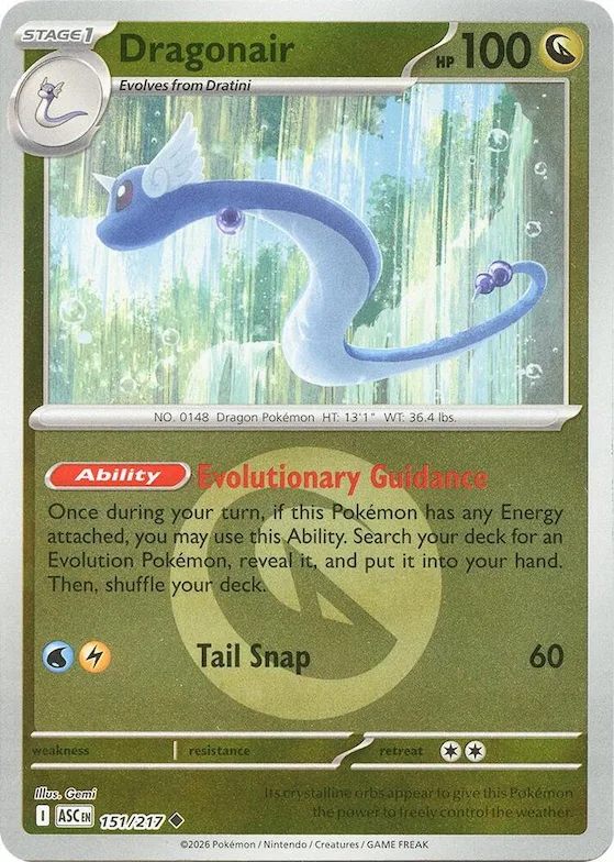 Dragonair (motivo símbolo de Energía) 151 – Héroes Ascendentes